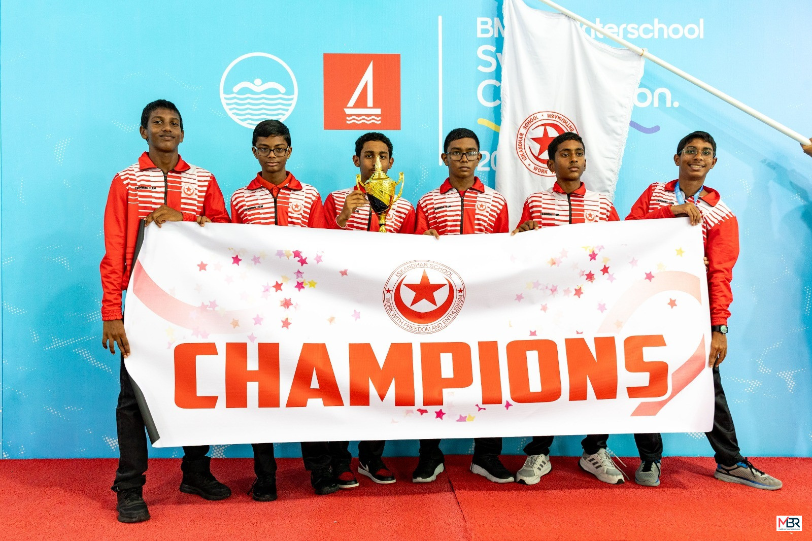 21st BML Interschool Swimming Competition Showcases Young Talent and Team Spirit
